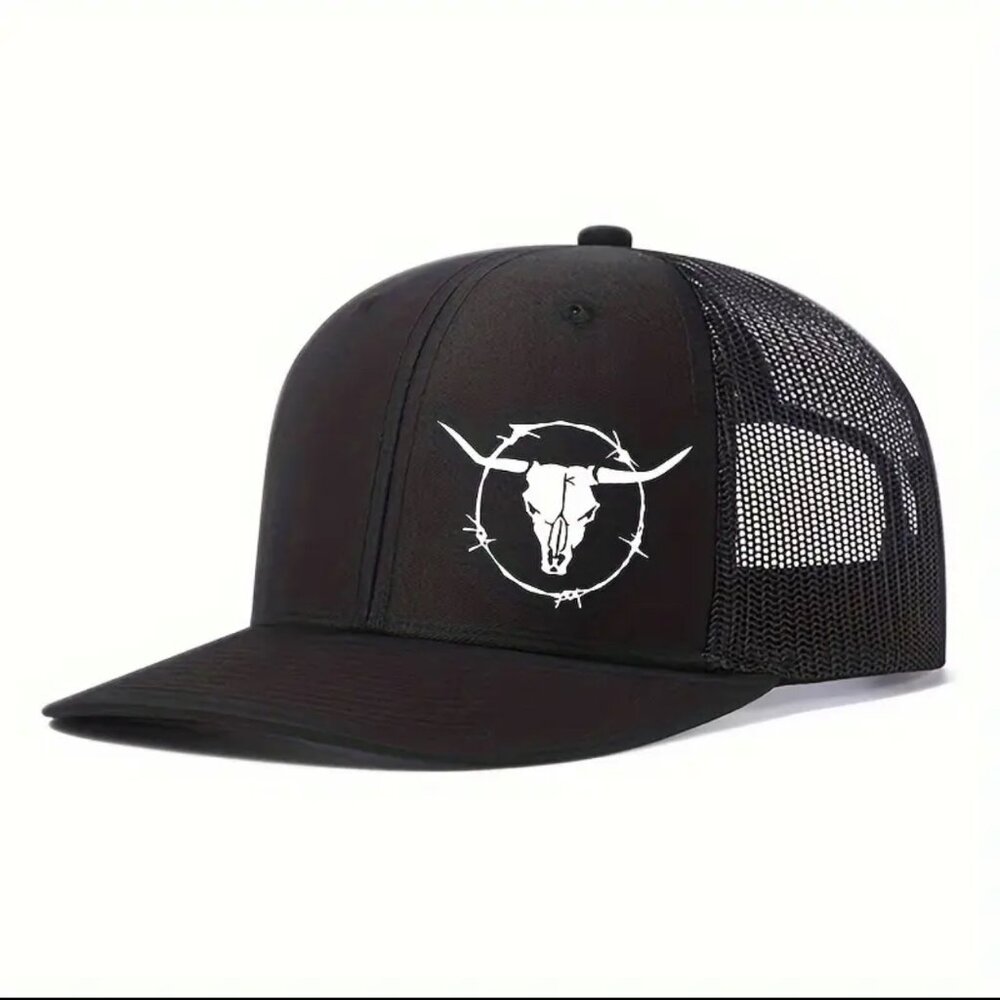 LONGHORN BULL SKULL BASEBALL CAP